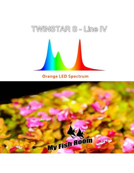 TWINSTAR LED 1200S IV (ajustable & colgante) para acuarios plantados