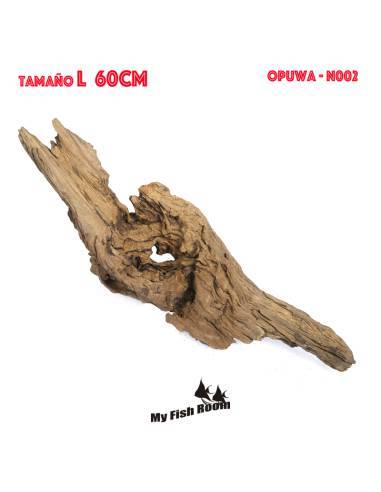 Tronco natural para acuarios Opuwa L pieza única 60cm n002