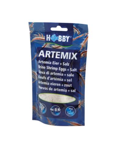 Artemix huevos de artemia + sal, 195g Hobby