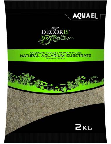 Arena Aquael Quartz Sand 0,4-1,2mm Bolsa de 10Kg