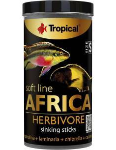 Tropical Soft Line Africa Herbivore S 100ml para peces ciclidos Sinking Sticks