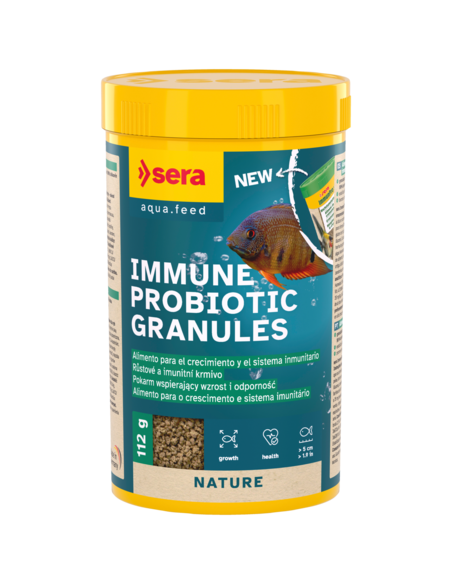 Immune probiotic granules 250ml SERA alimento para peces con probioticos
