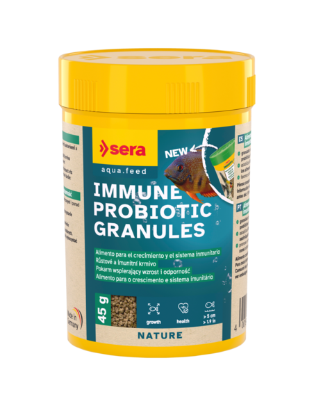 Immune probiotic granules 45g / 100ml SERA alimento para peces con probioticos