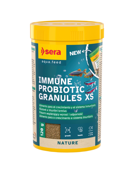 Immune probiotic granules XS 250ml SERA alimento para peces con probioticos