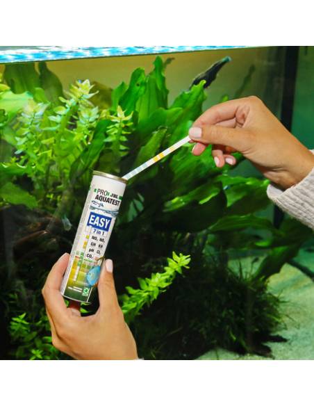 Tiras reactivas JBL PRO Aquatest Medición de 7 valores fundamentales de la química del acuario