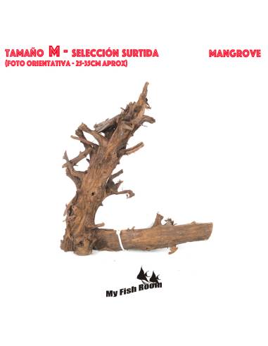 Troncos para acuarios Mangrove "M" unidad surtida