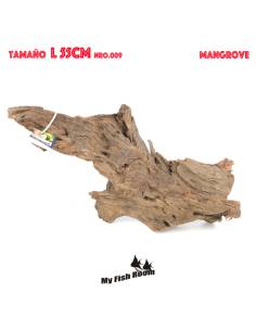 Tronco natural para acuarios Mangrove L pieza única seleccionada y fotografiada