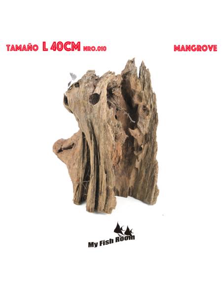 Tronco natural para acuarios Mangrove L pieza única seleccionada y fotografiada