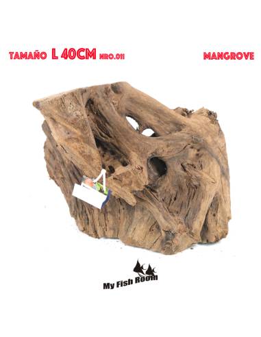 Tronco natural para acuarios Mangrove L 011