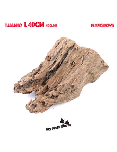 Tronco natural para acuarios Mangrove L pieza única seleccionada y fotografiada