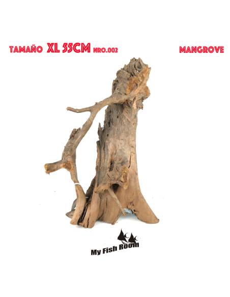 Tronco natural para acuarios Mangrove XL pieza única seleccionada y fotografiada