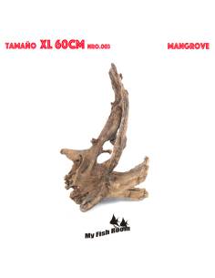 Tronco natural para acuarios Mangrove XL pieza única seleccionada y fotografiada
