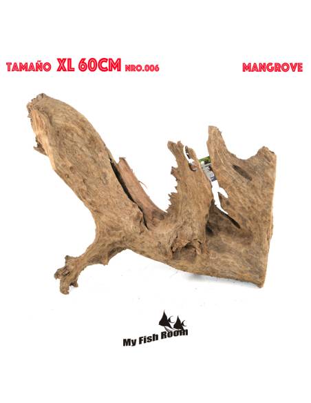 Tronco natural para acuarios Mangrove XL pieza única seleccionada y fotografiada