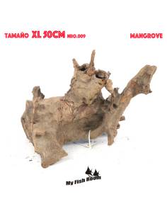 Tronco natural para acuarios Mangrove XL pieza única seleccionada y fotografiada