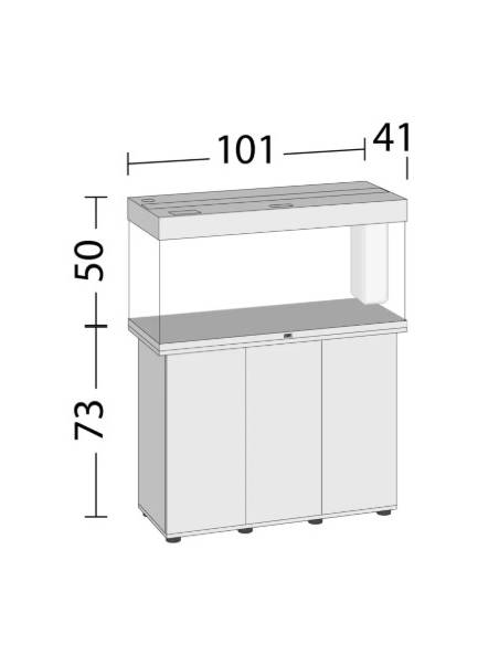 Acuario Juwel Rio 180 LED SET mesa white conjunto completo