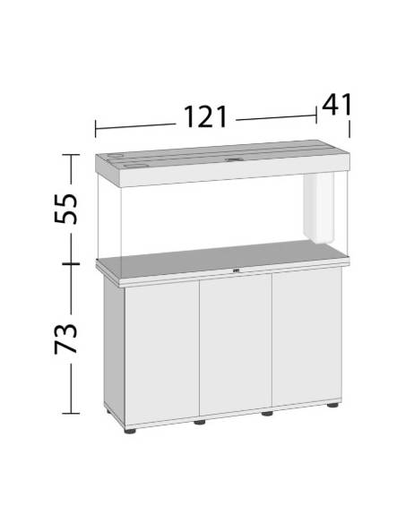 Acuario Juwel Rio 240 LED SET mesa black conjunto completo