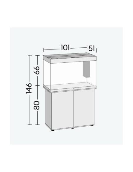 Acuario Juwel Rio 290 LED SET mesa grey conjunto completo