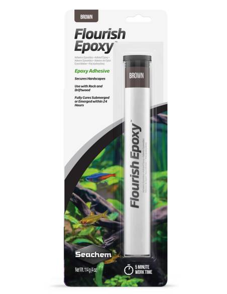Seachem Flourish Epoxy Brown producto de alta calidad diseñado de aquascaping