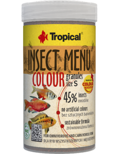 Tropical Insect menu color granules size S 250ml