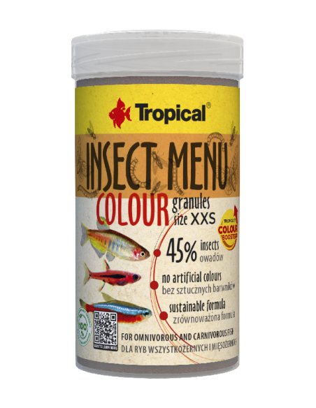 Tropical Insect menu color micro granules size XXS 100ml