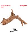 Tronco natural para acuarios Mangrove L pieza única seleccionada y fotografiada