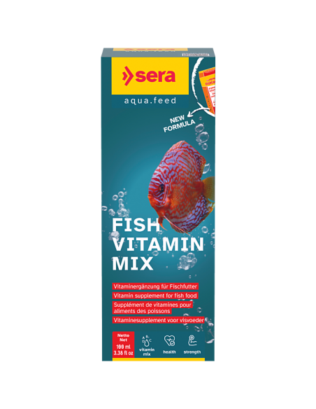 Fish Vitamin Mix SERA 100 ml - vitaminas para peces