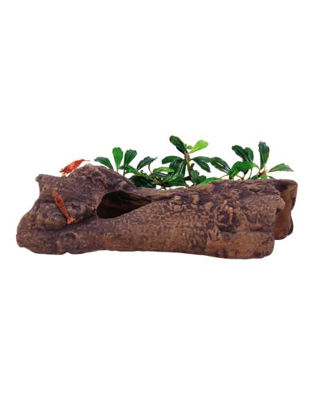 Refugio cerámico tipo tronco - Ceramic Hide Model L1 Aquavitro