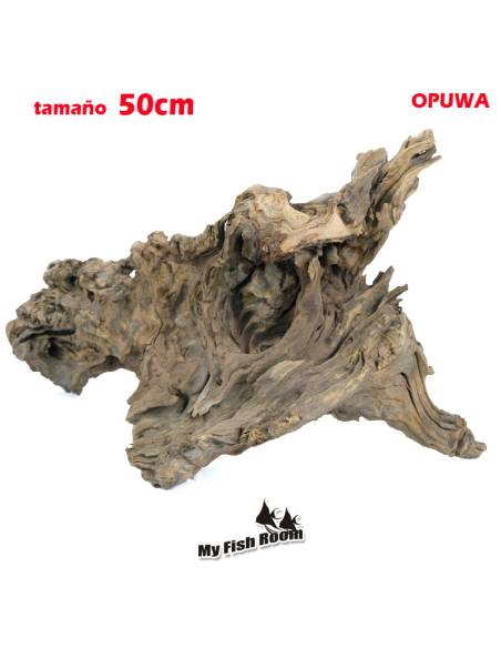 Tronco natural para acuarios Opuwa tamaño pieza única