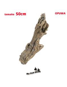 Tronco natural para acuarios Opuwa tamaño pieza única
