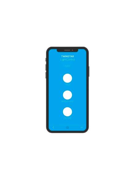 Twinstar Light Control Dimmer y programador bluetooth para pantallas Twinstar