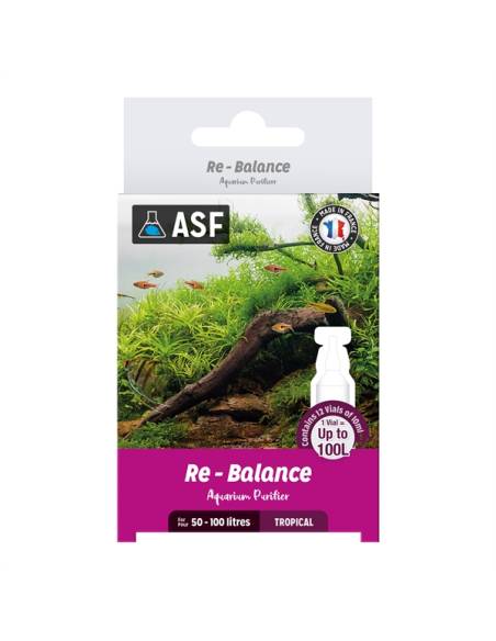 Bacterias Re Balance purifier ASF caja 12 ampollas de 10ml