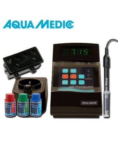 Ph Computer con electrodo y líquidos de calibración - Aqua Medic