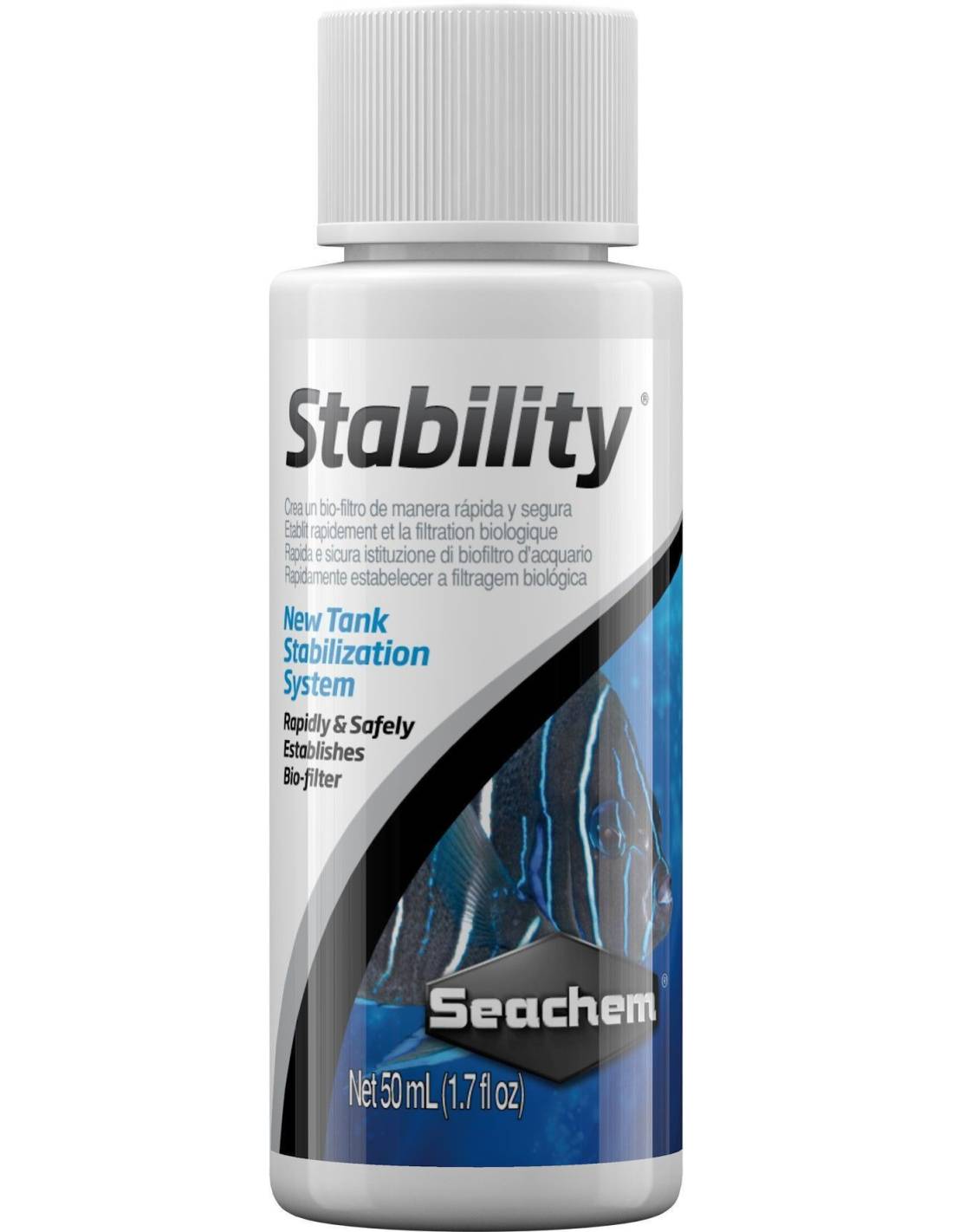 SEACHEM Stability bacterias para el ciclado del acuario Seachem mililitros  50ml