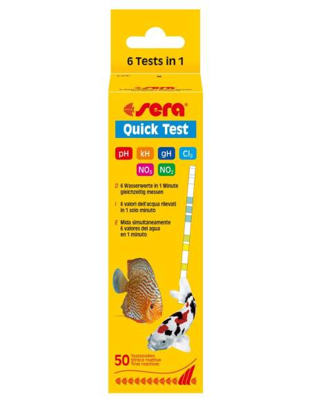 Sera Quick test 6 en 1 (50 tiras)