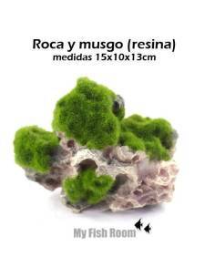 Roca y musgo  (resina) 2