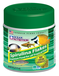 Spirulina Flake Ocean Nutrition alimento en escamas de algas Spirulina 34g