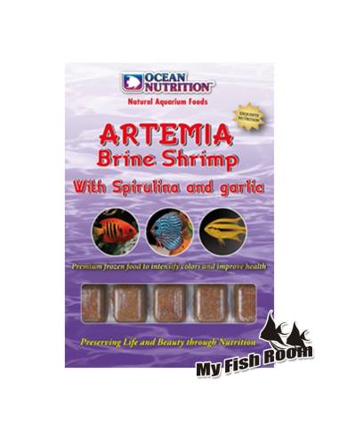 Artemia Congelada con Spirulina y Ajo Ocean Nutrition