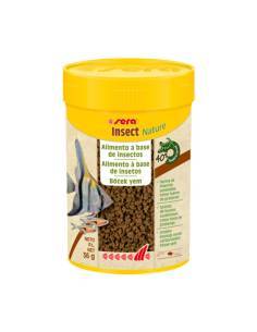SERA Insect Nature dieta a base de insectos con un 100% de proteínas