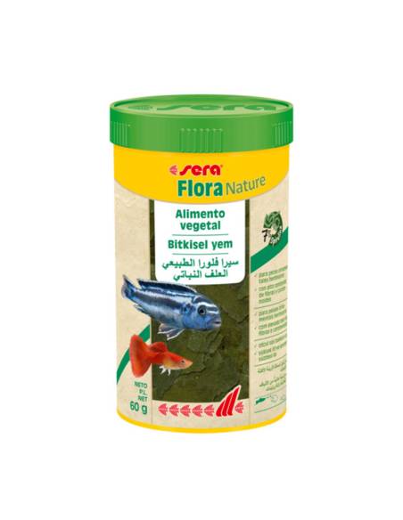 SERA Flora Nature alimento vegetal para peces ornamentales herbívoros