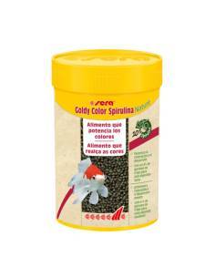Alimento que potencia los colores para Gold Fish con 10% de espirulina