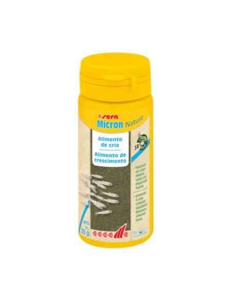 Alimento para alevines  con (18% de krill) y (51% de espirulina)