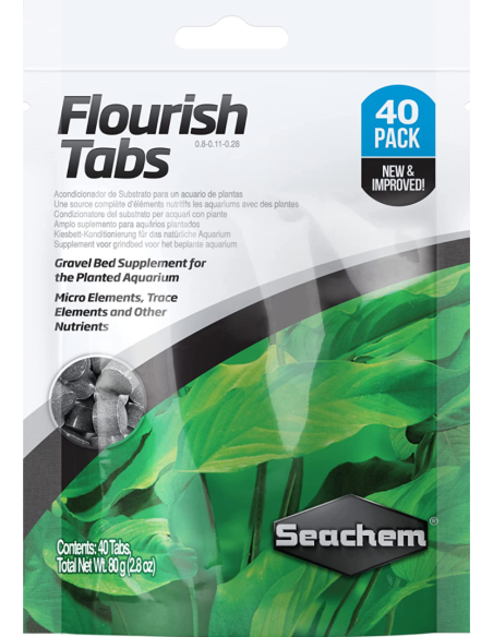 Abono en trabletas Seachem Flourish