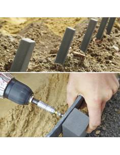 10 estacas para tierra 38cm OASE para construcción de estanques 2