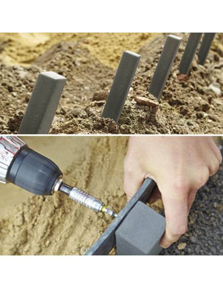 10 estacas para tierra 38cm OASE para construcción de estanques