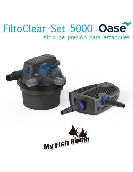 FiltoClear Set 5000 OASE  - filtro presurizado para estanques pequeños con UVC 18w