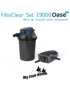 FiltoClear Set 19000 OASE  - filtro presurizado para estanques medianos con UVC 42w