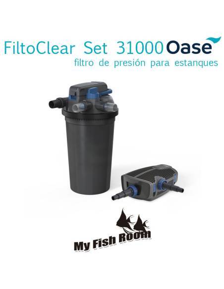 FiltoClear Set 31000 OASE  - filtro presurizado para estanques medianos con UVC 60w