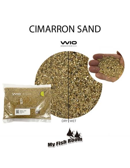Las arenas Cimarron son la mejor forma de emular el lecho de un río.