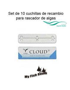 Set de 10 cuchillas de repuesto para Rascador de algas Chihiros