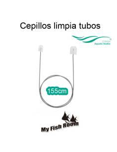 Pipes Brush Chihiros - Cepillo limpia mangueras de dos cabezas, largo 155cm, diametro de cabezas 18mm y 30mm